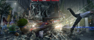 Illustration for article titled Concept art reveals the double-decker chase scene cut from The Amazing Spider-Man